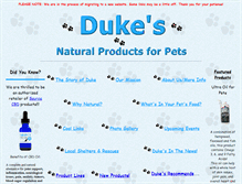 Tablet Screenshot of dukesdelivery.com